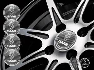 Saab Calcomanías de Rueda Avanzadas Trayectoria Flujo Cósmico